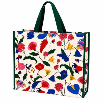 Bolsa Sacola Reutilizável Floral Jardim Encantado
